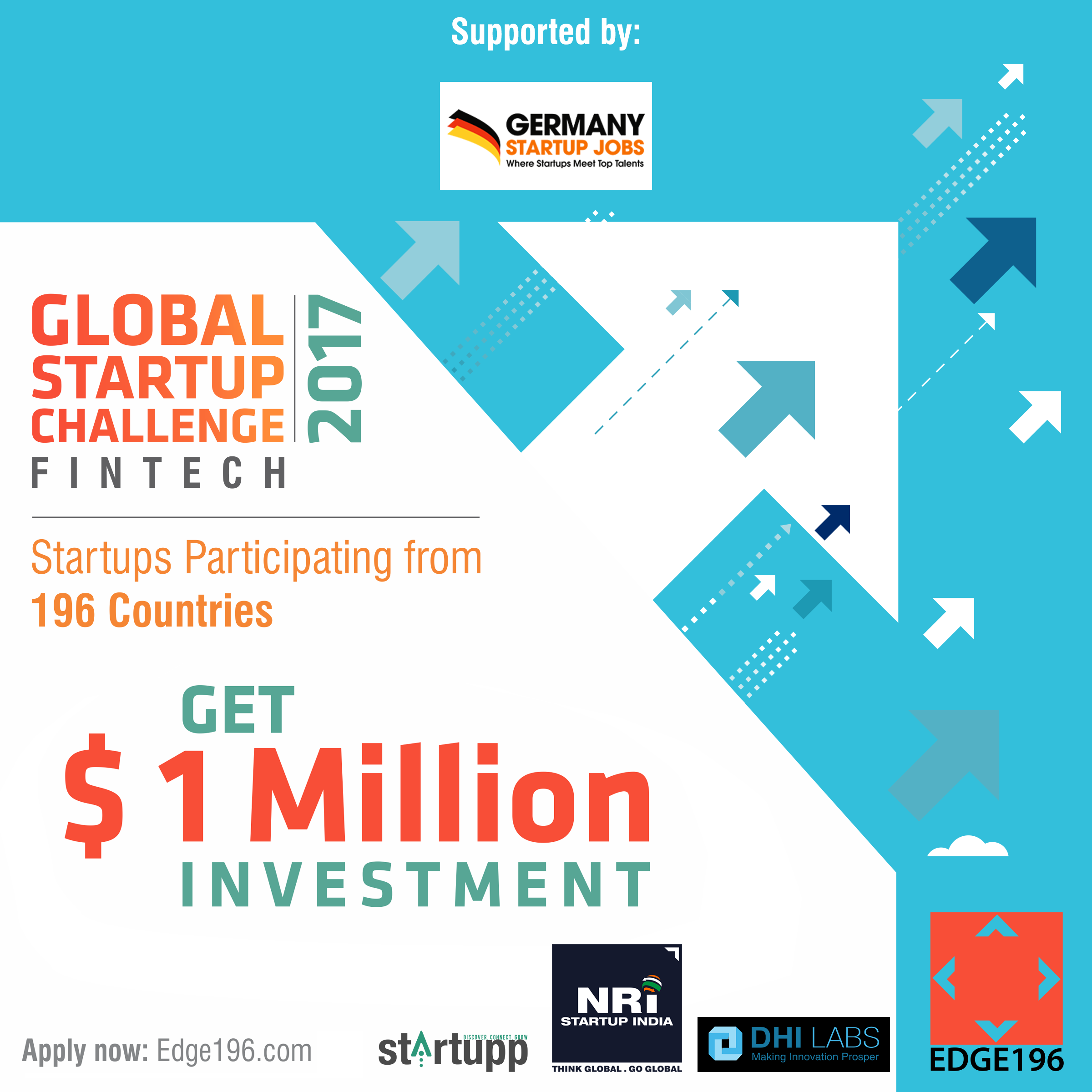 Global Startup Challenge 2017 - Win $1 Million Investment